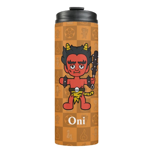 Niedlich Japanisch Onster Thermosbecher (Vorderseite)