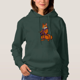 Niedlich Japanisch Samurai Eichhörnchen Hoodie