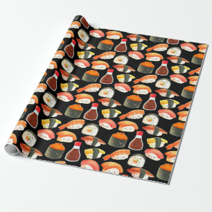 Niedlich Japanisch Sushi Geschenkpapier