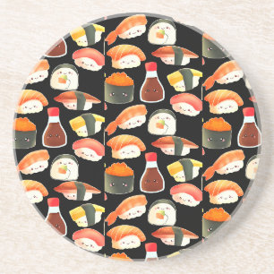 Niedlich Japanisch Sushi Getränkeuntersetzer