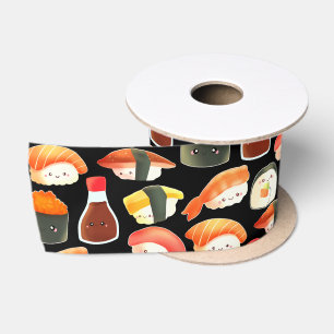Niedlich Japanisch Sushi Satinband