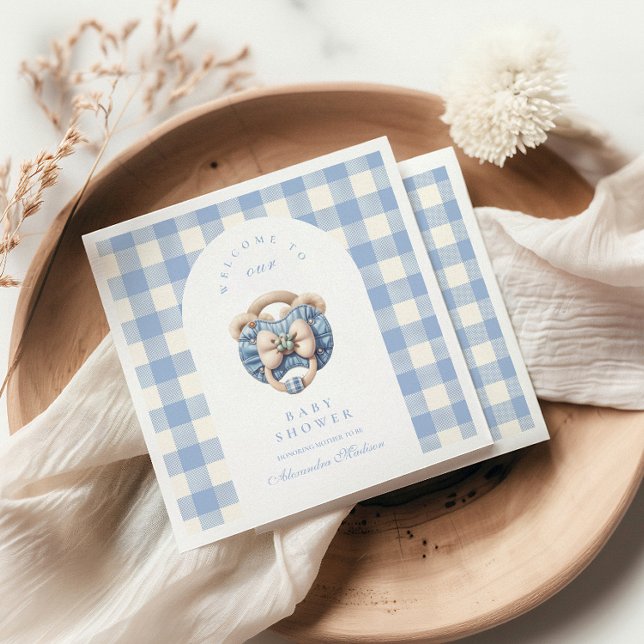 Niedlich Jean Baby Denim Baby Shower Serviette (Von Creator hochgeladen)