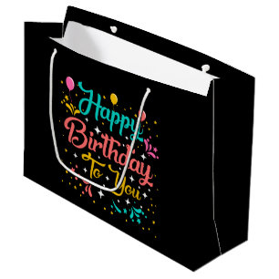 niedlich jeder Person Happy Birthday Party Große Geschenktüte