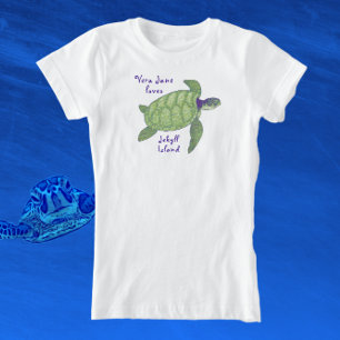 Niedlich Jekyll Island Florida Sea Turtle T-Shirt