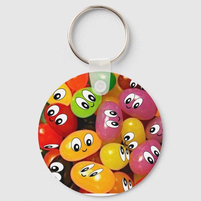 Niedlich Jelly Bean Schlüsselanhänger (Vorderseite)