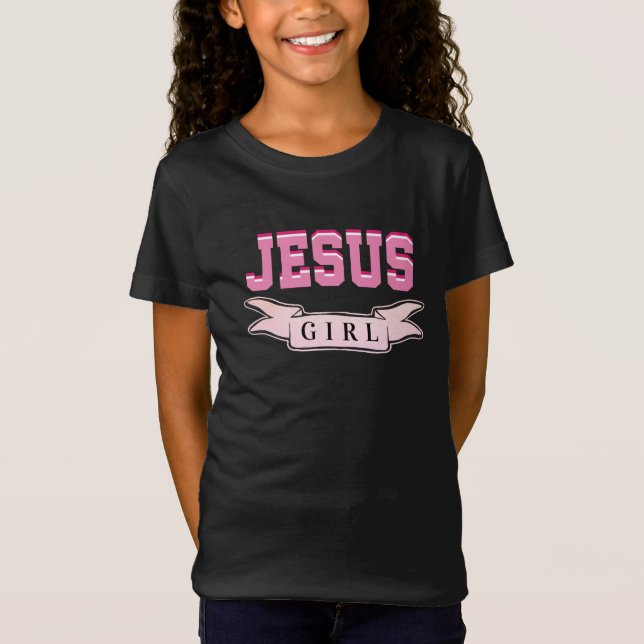 Niedlich Jesus Girl T-Shirt (Vorderseite)