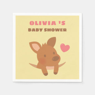 Niedlich Joey Kangaroo Baby Dusche Party Paper Nap Serviette