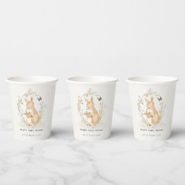 Niedlich Joey Mama Kangaroo Floral Wreath Baby Sho Pappbecher