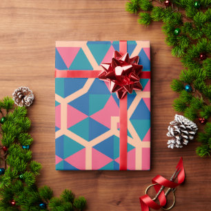 Niedlich Joyful Monogram Anspruchsvoller Geburtsta Geschenkpapier