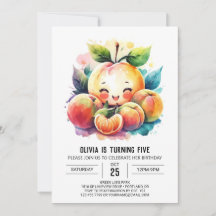 Niedlich Juicy Peach Birthday