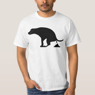 Niedlich kackend Hund T-Shirt