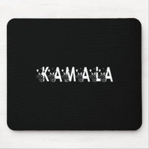 Niedlich Kamala Cat Letter Schriftart Graphic Mousepad