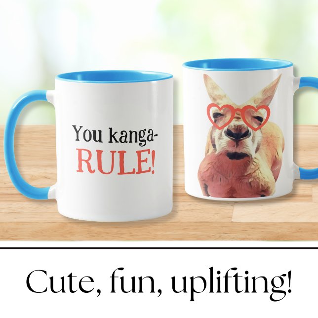 Niedlich Kanagroo Funny Pun Animal Tasse (Von Creator hochgeladen)