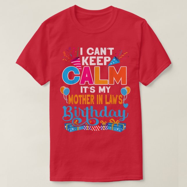 Niedlich kann ich nicht Behalten Ruhe seine Mutter T-Shirt (Design vorne)