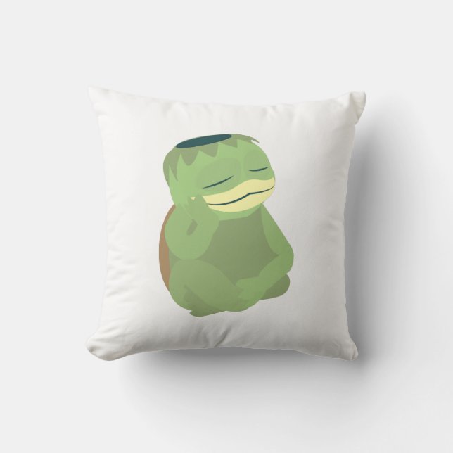 Niedlich Kappa Kissen (Vorderseite)