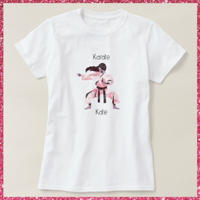 Niedlich Karate Girl Martial Arts T-Shirt (Bookmark my store! https://www.zazzle.com/store/capricepetit)