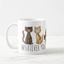 Niedlich Katzen Cartoon Personalisiert
