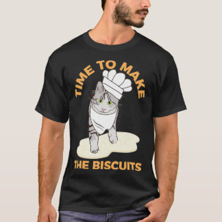 Niedlich Katzenkekse Kekse Kneten Gestricken Knie T-Shirt