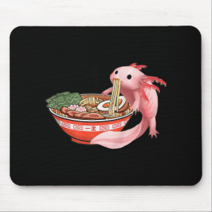 Niedlich Kawaii Anime Axolotl Japanisch Ramen Nood Mousepad