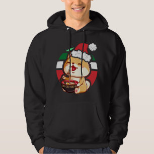 Niedlich Kawaii Anime Shiba Inu Dog Eating Ramen C Hoodie