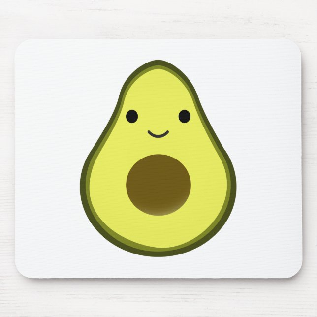 Niedlich Kawaii Avocado Mousepad (Vorne)