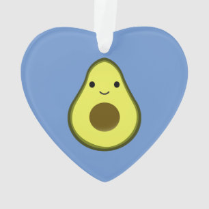 Niedlich Kawaii Avocado Ornament