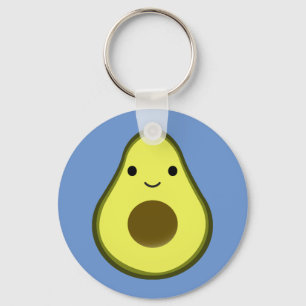 Niedlich Kawaii Avocado Schlüsselanhänger