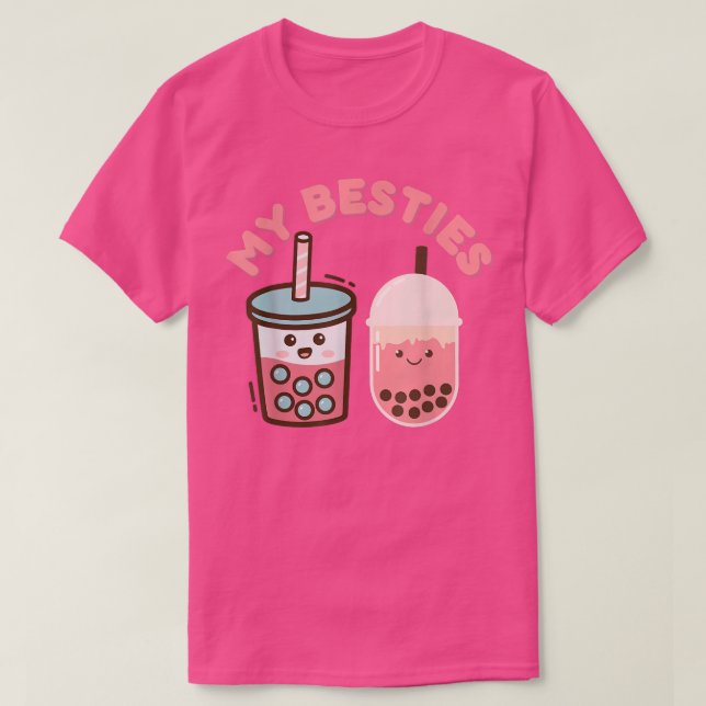 Niedlich Kawaii Bestie Boba Drink Blase Milk Tee A (Design vorne)