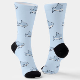 Niedlich Kawaii Blauhai Socken