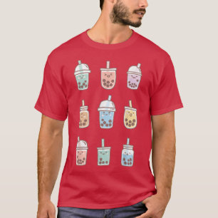 Niedlich Kawaii Boba Anime Bubble Tee Pastel