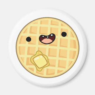 Niedlich Kawaii Butter Waffle Magnet