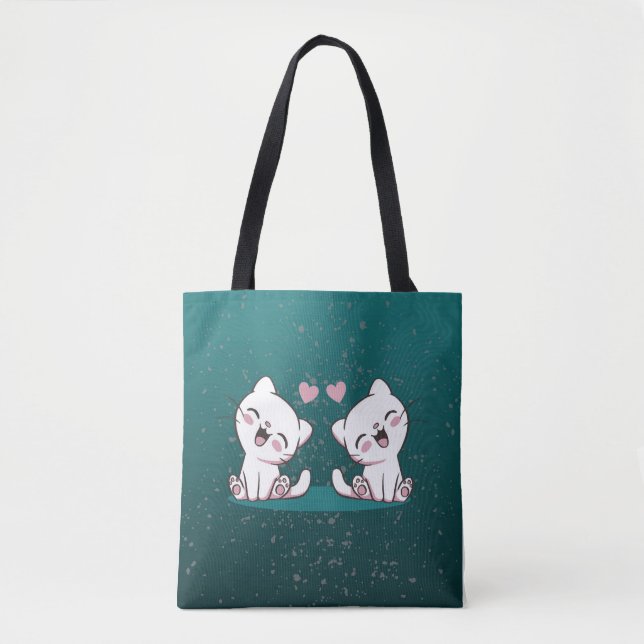 NIEDLICH KAWAII CAT TASCHE (Vorderseite)