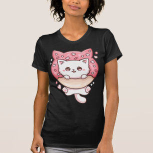 Niedlich Kawaii Cats Donut Anime Lover Otaku Fun C T-Shirt
