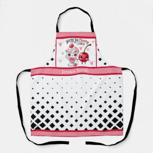 Niedlich Kawaii Cherry Sundae Schürze