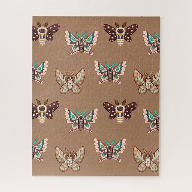 Niedlich Kawaii Chibi Moths (Vertikal)