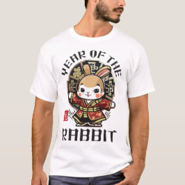 Niedlich Kawaii Chinesisches Kaninchen Zodiac Luna T-Shirt