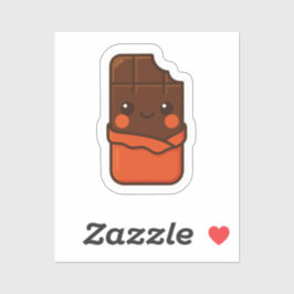 Niedlich Kawaii Chocolate Bar Aufkleber