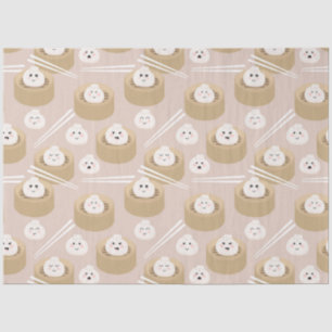 Niedlich Kawaii Dumplings Steamer Chopsticks Seidenpapier