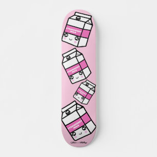 Niedlich Kawaii Erdbeeren Milch Milcherzeugnisse Y Skateboard