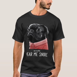 Niedlich Kawaii Funny Black Mops Motto Dog Männer T-Shirt