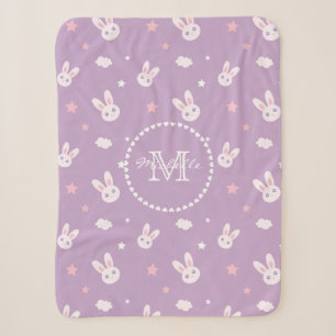 Niedlich Kawaii Girly Pink Bunny Rabbit Pastel Lil Sherpadecke