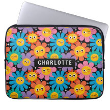 Niedlich Kawaii Groovy Daisy Personalisiert Name
