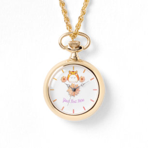 Niedlich Kawaii Hamster Custom Armbanduhr