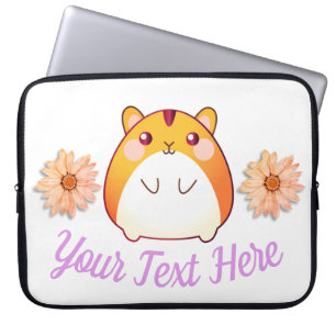 Niedlich Kawaii Hamster Custom Laptopschutzhülle