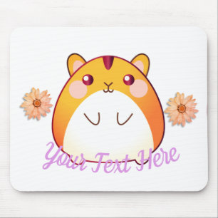 Niedlich Kawaii Hamster Custom Mousepad