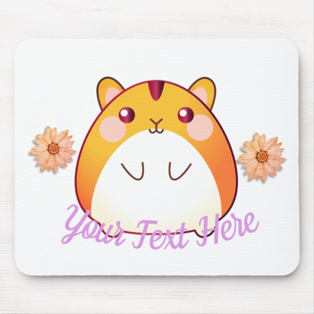 Niedlich Kawaii Hamster Custom Mousepad (Vorne)