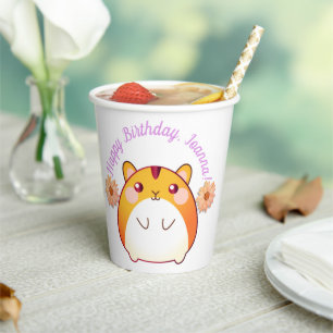 Niedlich Kawaii Hamster Custom  Pappbecher