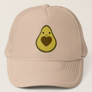 Niedlich Kawaii Happy Liebe Avocado Truckerkappe