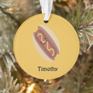 Niedlich Kawaii Hot Dog Ornament
