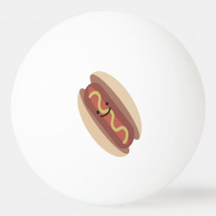 Niedlich Kawaii Hot Dog Tischtennisball